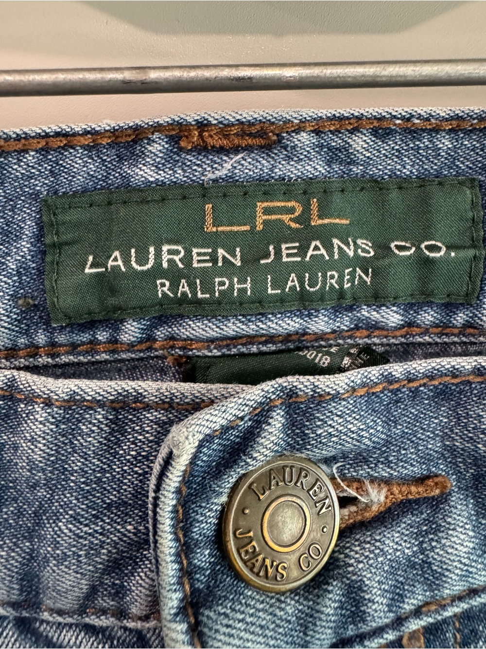 Ralph Lauren Light Blue Straight-Leg Jeans - Picture 2 of 5